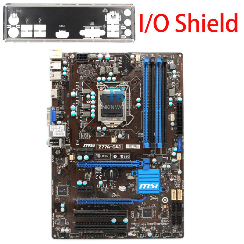 MSI Z77A-G41 Genuine Motherboard LGA 1155 DDR3 for i3 i5 i7 CPU